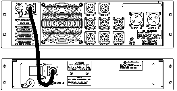 <br />ETI0001-1443 Rugged MilSpec UPS and PDU Standard Rear Panel Layout