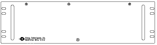 <br />ETI0002-0594 Rugged UPS Battery Module Front View
