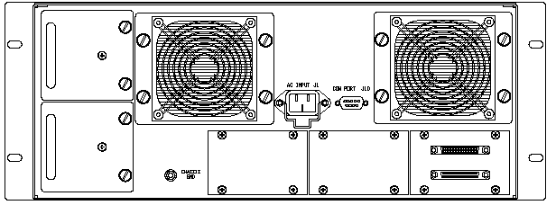 ETI0014-D6 Rear Panel Layout (Shown in US Navy configuration)